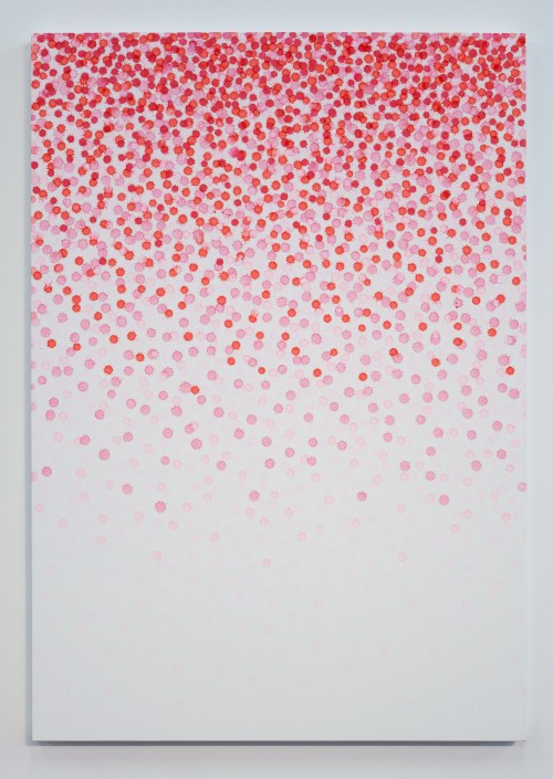 Piotr Uklański. Untitled (Best of Blood), 2013. Watercolour and gesso on board. Courtesy of Dallas Contemporary.